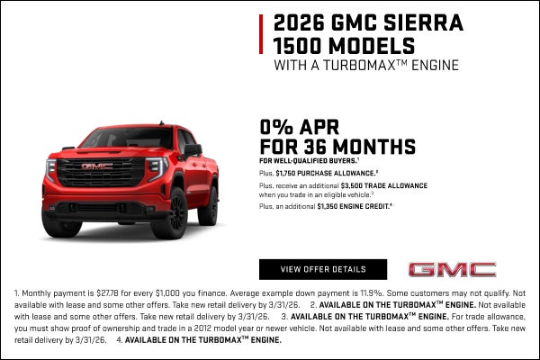 0% APR FOR 36 MONTHS for well-qualified buyers.1

Plus, $1,750 PURCHASE ALLOWANCE.2

Plus, receiv...