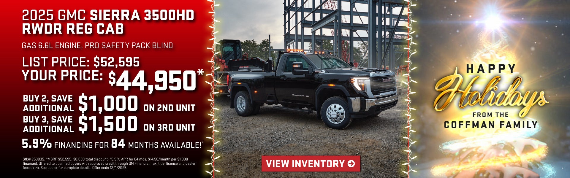 2025 GMC Sierra 3500HD RWDR