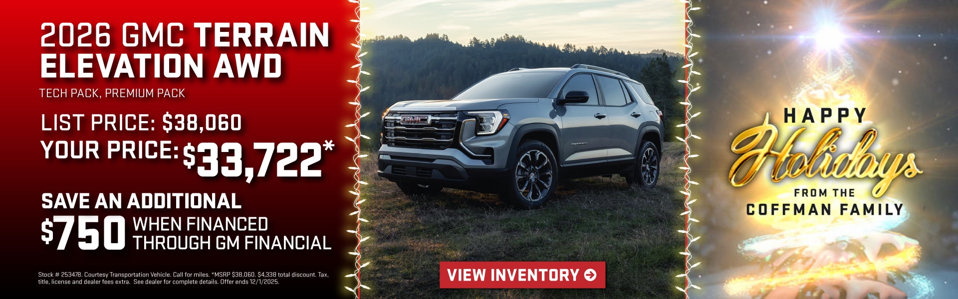 2026 GMC Terrain Elevation AWD