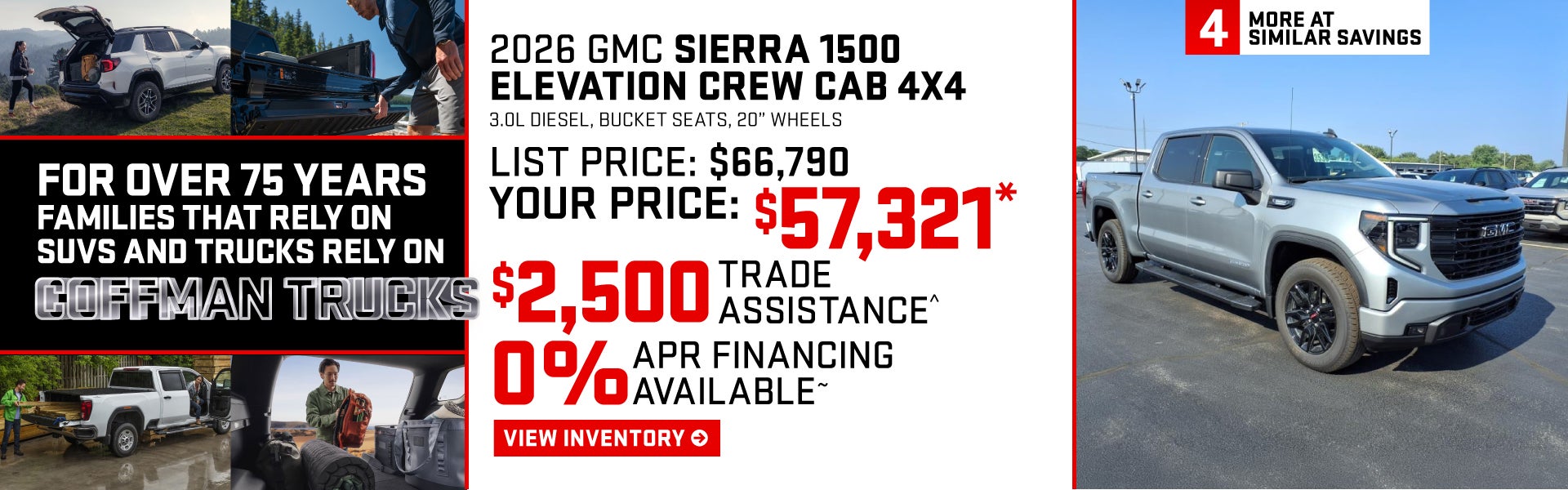 2026 Sierra 1500 Elevation Crew Cab
