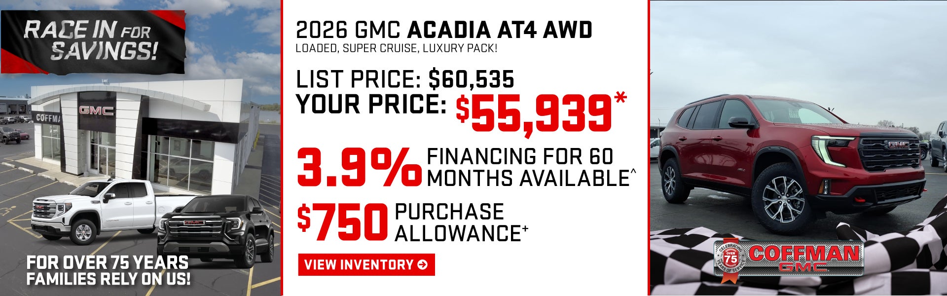 2026 GMC ACADIA AT4