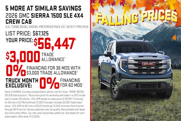 2026 GMC SIERRA 1500 SLE