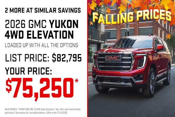 2026 GMC YUKON 4WD ELEVATION