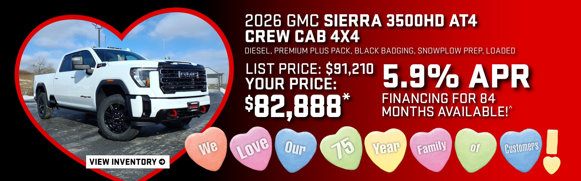 2026 GMC Sierra 3500HD AT4 Crew Cab 4x4